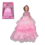 Panenka ve večerních šatech velikost barbie