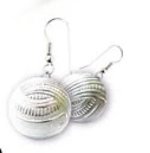 Briliantina naušnice koule / šperky mix