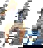 NOCH H0 Muž na skládací židle natřená, sedící