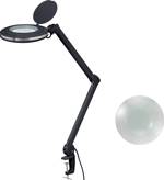 TOOLCRAFT 2178611 Lupa s LED osvětlením, černá, 5, 127 mm, svorka, 3D, 1,75x