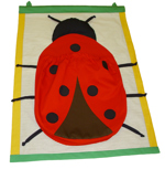 CEDR Kapsář beruška 80x46cm (Závěsný velký kapsář beruška)