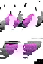 Lilian dámské dvoudílné plavky výztuž S1161 5XL fialová