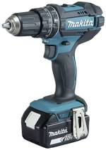 Makita DHP482RFX9 aku příklepový šroubovák, 2cestný, vč. 2x aku, kufřík, vč. příslušenství, vč. nabíječky, DHP482RFX9