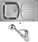 SET Alveus BASIC 150 tkaná struktura + Alveus OAZA chrom