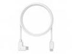 Compulocks 6ft Charge & Data USB-C to USB-C 90-Degree Cable Right Angle - USB kabel - USB-C (M) rovné do USB-C (M) pravoúhlý - 1.83 m - bílá - pro Compulocks BrandMe, Space Flex, Space Kiosk, Space Rail, Space Reach, Space Rise