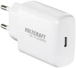 VOLTCRAFT UC-1C20W01 USB nabíječka, GaN, 1x USB-C®, 20 W, Rychlé nabíjení, Power Delivery 3.0, bílá