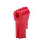 Bezpečnostní zámek SIMPLE k jednoduchým a dvojitým háčkům, červený