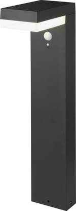 Sygonix SY-4715528 venkovní solární stojanové světlo s PIR senzorem SMD LED 6 W černá