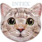 INTEX Lehátko nafukovací Kočka 147x135cm matrace s úchyty na vodu 58784