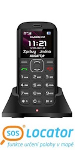 Aligator A720B 4G Senior černý + stolní nabíječka