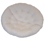 Polstr na křeslo papasan 115 cm bílý | RYCHLÉ DODÁNÍ