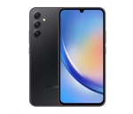 Samsung Galaxy A34 (A346), 6/128 GB, 5G, černá (Operační systém:Android; Typ:Dotykový; Datové služby:5G; Úhlopříčka displeje ("):6.6; Rozlišení displeje:2340 x 1080; Typ displeje:Jiné; Obnovovací frekvence displeje (Hz):120; Tvar výřezu v displeji:Kapka; Slot na paměťovou kartu; Rozlišení zadního fotoa)