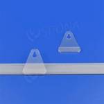 Očko k liště pro uchycení banneru, typ I kapka, čiré