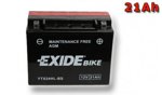 Motobaterie EXIDE BIKE Maintenance Free 21Ah, 12V YTX24HL-BS