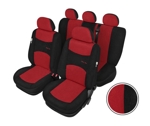 Autopotahy SIXTOL SPORT LINE plus  červenočerné