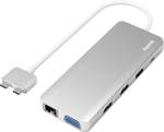 Hama USB-C® dokovací stanice Vhodné pro značky (dokovací stanice pro notebook): Apple MacBook vč. funkce nabíjení, napájení USB-C®