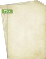 Sigel DP983 Vintage okrasný papír sada A4 90 g/m² béžová 75 listů