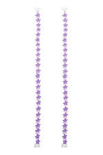 10 mm dekorativní ramínka k podprsence fialová