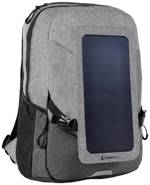 SunnyBag Explorer plus  solární batoh, 15 l, (š x v x h) 290 x 370 x 140 mm, šedá, černá, 135GG_01