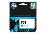 HP 951 - 8.5 ml - azurová - originální - inkoustová cartridge - pro Officejet Pro 251dw, 276dw, 8100, 8600, 8610, 8615, 8616, 8620, 8625, 8630