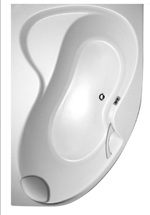 Ravak ROSA II vana 160 x 105 pravá bílá CL21000000