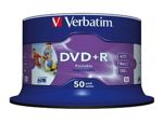 Prázdný disk DVD 4,7 GB 16X DVD plus R 50 ks Verbatim