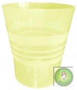 Plastkon Květináč na orchidej 110 transparentní žlutá