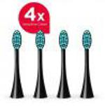 Náhradní hlavice Sensitive Clean ZK0073 pro zubní kartáčky Concept PERFECT SMILE ZK701x, 4 ks, černé