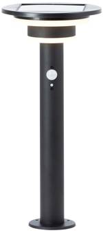 Brilliant G40406/06 Garvina venkovní solární stojanové světlo s PIR senzorem LED modul pevně vestavěné LED 3 W černá