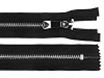 Kovový zip No 5 délka 18 cm s ozdobným jezdcem (1 ks)