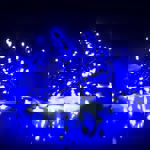 Vánoční  osvětlení řetěz RXL 305 řetěz 150LED 15 plus 5m BLUE RETLUX