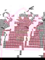 CEDR Kuchyňská sada dětská (zástěrka a 2 chňapky) (Bavlněná dětská sada do kuchyně - zástěrka + 2 chňapky)