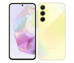 Samsung Galaxy A35 (A356), 8/256 GB, 5G, žlutá (Operační systém:Android; Typ:Dotykový; Datové služby:5G; Rozlišení displeje:2340 x 1080; Typ displeje:AMOLED; Tvar výřezu v displeji:Kapka; Počet objektivů zadního fotoaparátu:3; Počet objektivů předního fotoaparátu:1; Funkce fotoaparátu:Přisvětlovací dio)