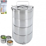 Jídlonosič termo nerez 4 patra, prům.16cm