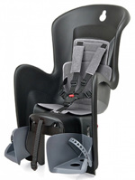 Dětská sedačka POLISPORT Bilby na nosič černo-šedá