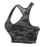 Podprsenka WORKOUT sportovní BLACK CAMO