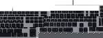 Matias FK318B Wired Aluminium Keyboard for Mac USB klávesnice US anglická, QWERTY, Mac Space Grau