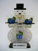 Dárková sada SNĚHULÁK Kropfhals 40ml + 2x kalíšek 30ml plněno 42