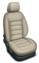 Automega Autopotahy Škoda Superb II, limuzina, AUTHENTIC LEATHER, béžové