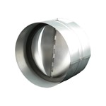 Zpětná klapka 125 mm kovová Zn