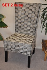 Ratanová židle Susmo set 2 kusy SLEVA 18 %  | RYCHLÉ DODÁNÍ