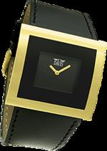 Dámské hodinky Alice – barevná kombinace nerez ocel / černý ciferník / černý řemínek