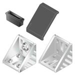 Montážní držák Montážní držák pro držák a spojku konektoru, délka: 60mm, pasuje do drážky : 8 Bosch Rexroth