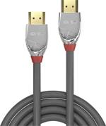 LINDY HDMI kabel Zástrčka HDMI-A, Zástrčka HDMI-A 0.50 m šedá 37870 4K UHD HDMI kabel