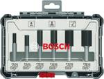 Sada drážkových fréz, dřík 6 mm, 6 ks Bosch Professional NEW-22331
