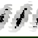 Označení dveří samolepící - WC dámy