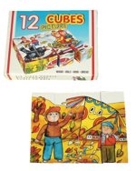 Kubus 4 roční období - skládací kostky