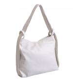 Estelle Velká kožená kabelka a batoh v jednom LI-1488 béžová