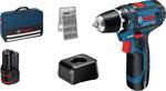 Bosch Professional GSR 12V-15 aku vrtačka, 12 V, 2.0 Ah Li-Ion vč. 2x aku, 060186810H