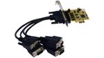 Serial Card, typ sběrnice: PCIe PCI, PCI-X 4portová Exsys